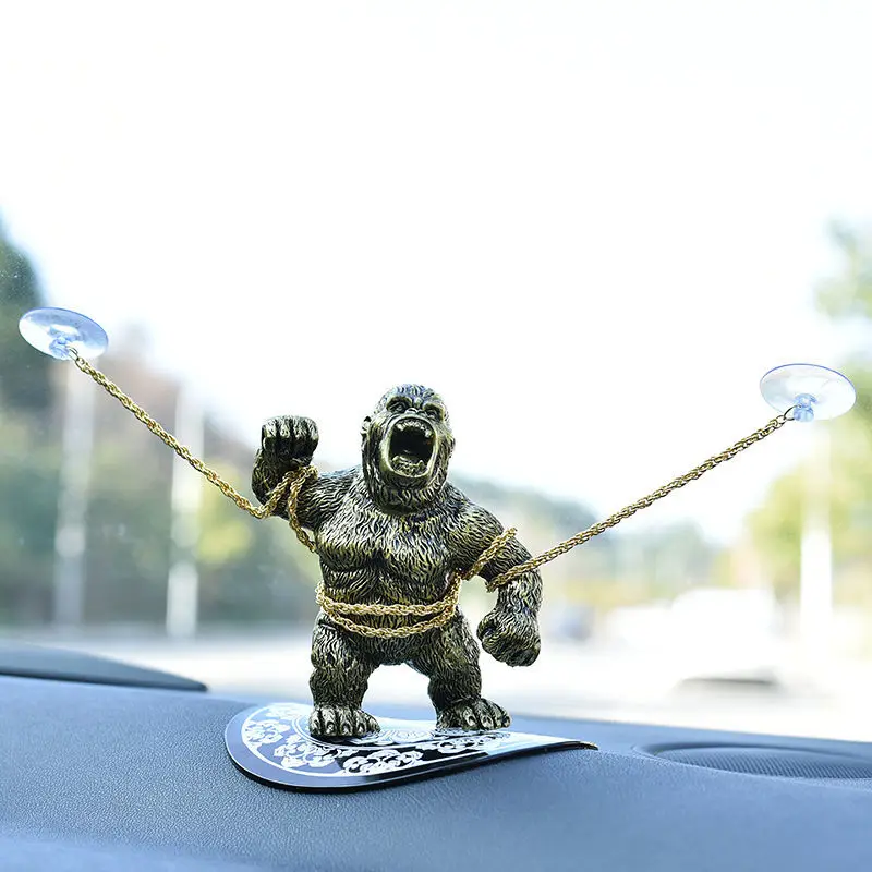 

Car Interior Accessories Personalized Gift Car Ornaments King Kong Gorilla