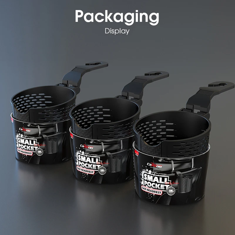 

Bracket Seat Backrest Hook Storage Basket Beverage General Auto Parts Car Multi-function Water Cup Holder