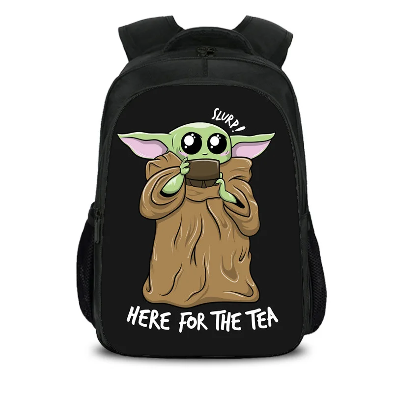 Disney The Mandalorian Backpcak for Boys Girls Baby Yoda Anime Casual School Bags Kindergarten Toddler Teenager Backpack Mochila