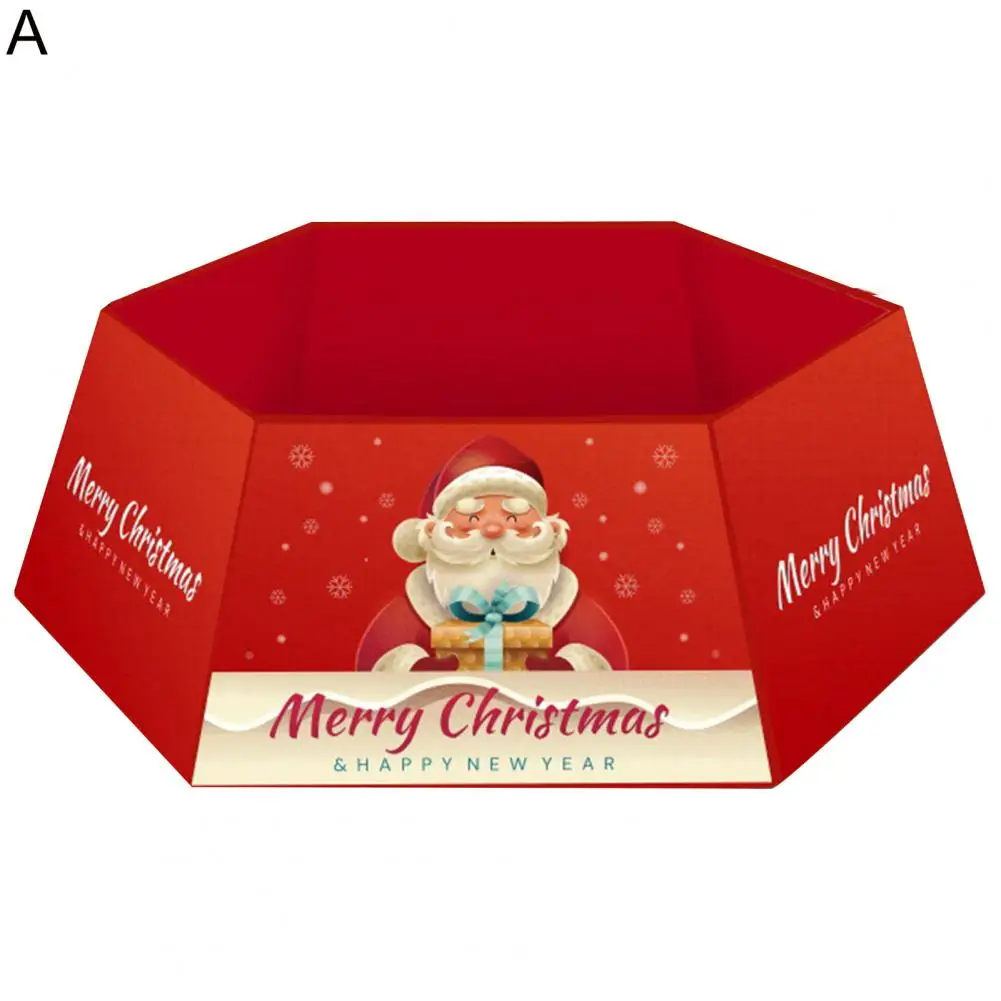 

Hexagonal Box Decor Cute Accessories DIY Decoration Tabletop Xmas Tree Skirt Ornament Christmas Tree Skirt Party Supplies