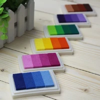 1pcs 4 color gradient stamp pad diy hand account decoration journal material rubber stamp stamp pad scrapbooking accessories