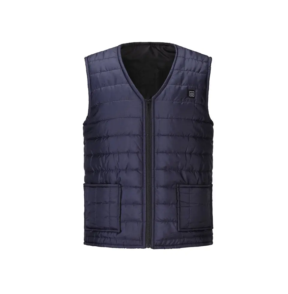 

New Men 8 Areas Winter Super Warm Heated Vests Jackets USB Men Electrical Heated Sleevless Jackets Outdoor Vests