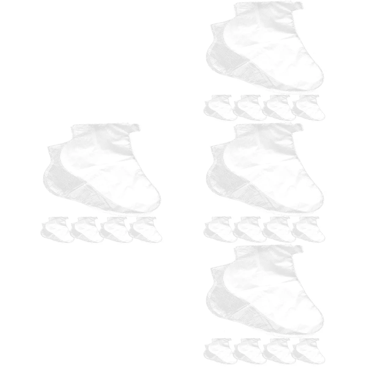 

1200 Pcs Foot Mask One Time Cover Shoe Trying-on Covers Moisturizing Supplies Feet Disposable Care Film Transparent