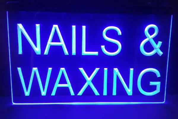 nails waxing beer bar pub club led noen Light Sign home decor crafts | Plaques & Signs