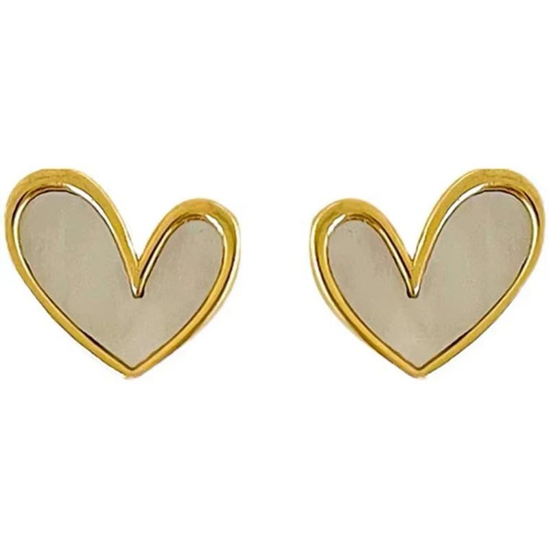 Женские серьги-гвоздики FOXANRY модные корейские милые маленькие и простые серьги в