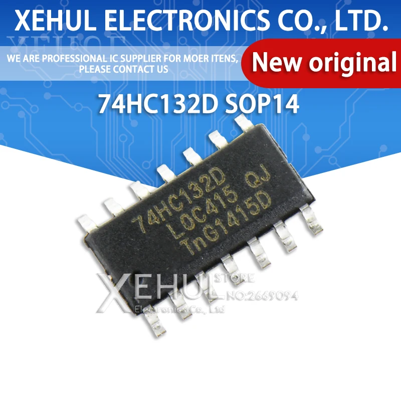 10/20/50/100 шт. 74HC132D SOP14 74HC132 SOP SN74HC132DR SN74HC132 SMD новая и оригинальная интегральная схема