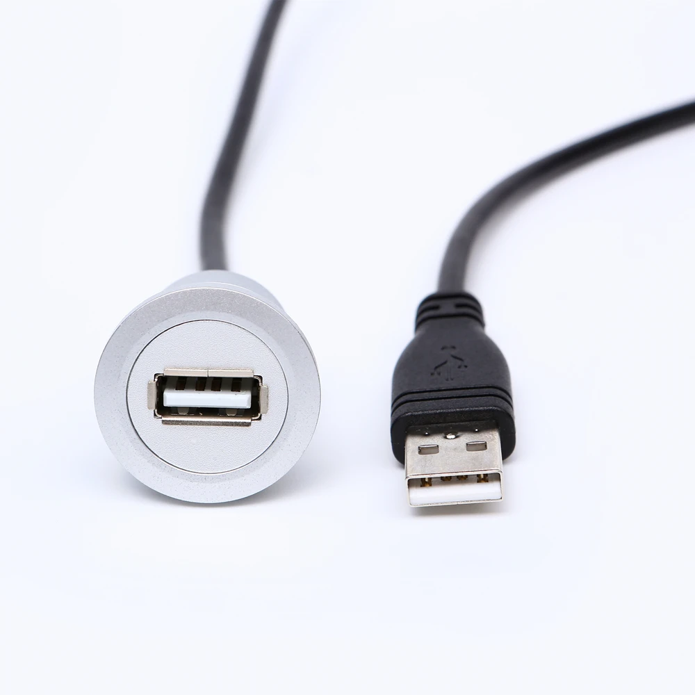 

ELEWIND USB разъем 22 мм FEMALE A - MALE A с кабелем
