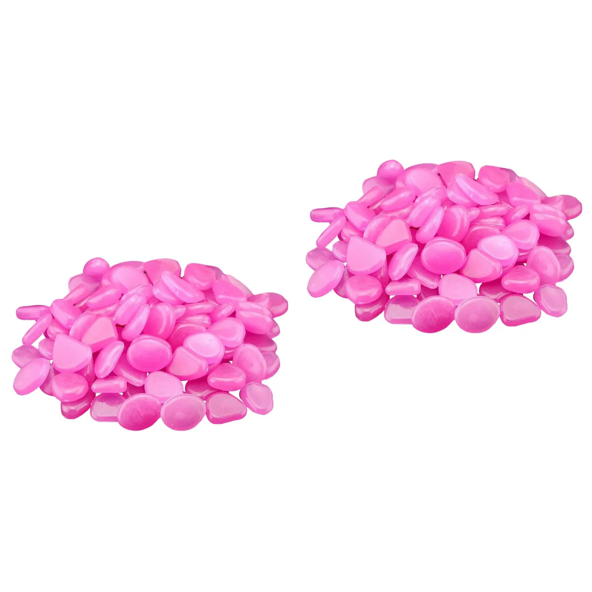 

200 pcs Luminous Cobblestones Pebbles Stones Glow in the Dark Gravel for Aquarium Fish Tank Garden Yard Decoration (Light