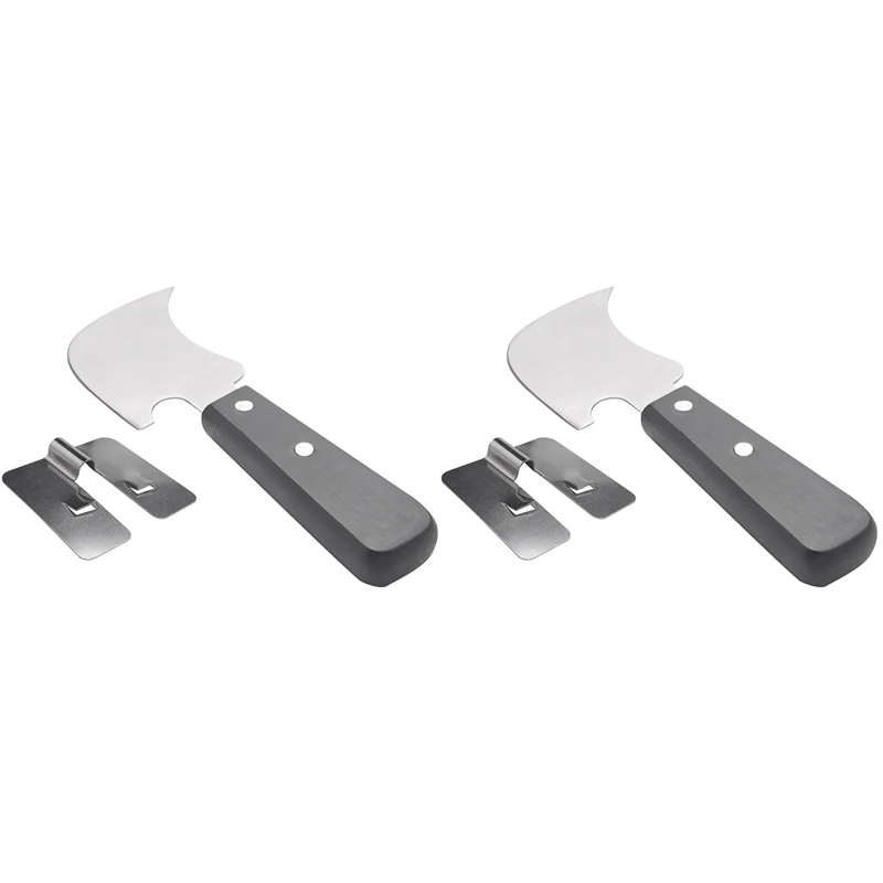 

2X Quarter Moon Knife For Vinyl Flooring Trimming Welding Rod, Vinyl Weld Tool