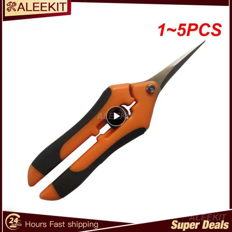 

1 ~ 5 шт. садовые инструменты, секаторы, бонсай, ножницы, металлический инструмент для обрезки, ручной резак для сбора фруктов, сорняков, домашний горшечный инструмент