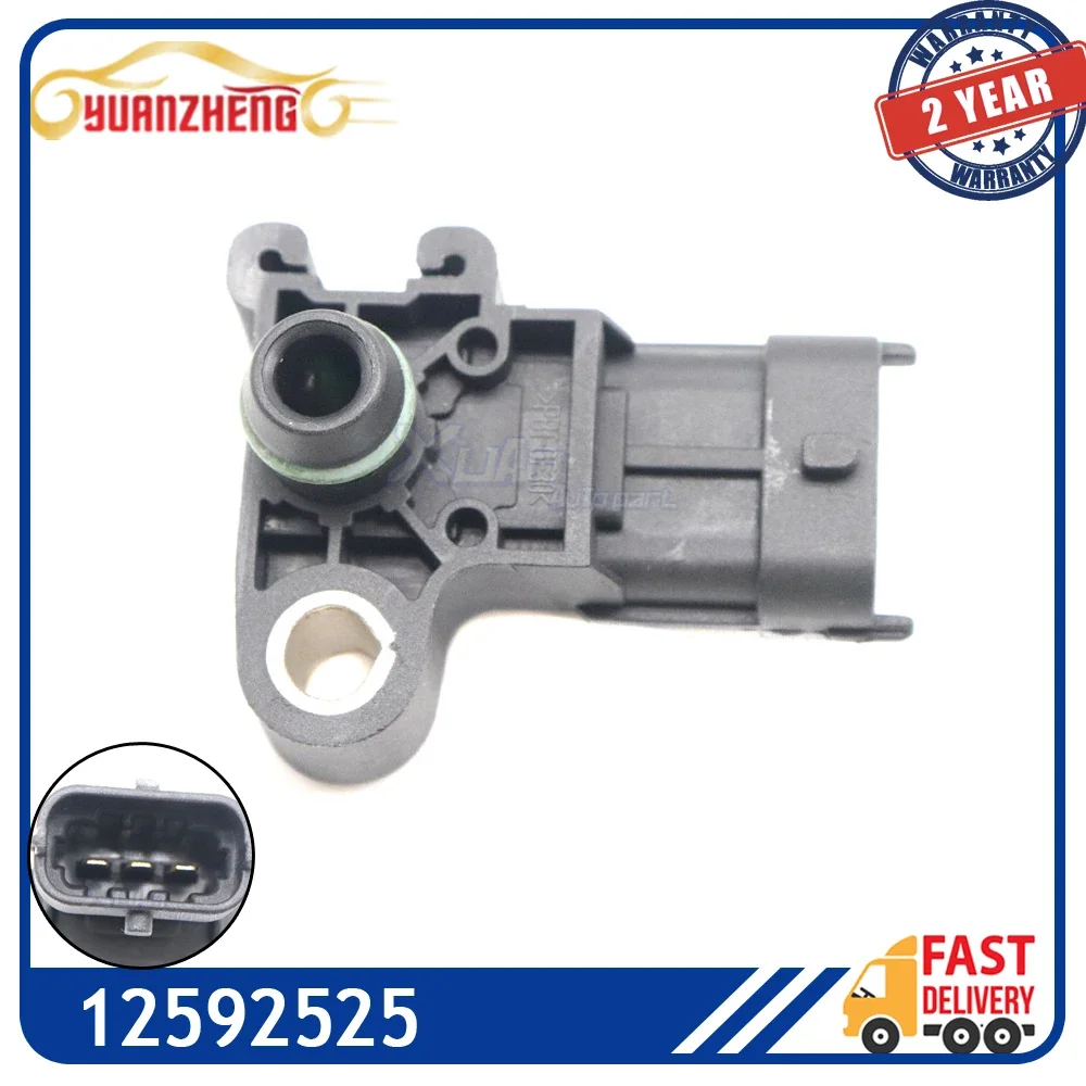 12592525 Датчик давления карты в коллекторе для Cadillac CTS Chevrolet Camaro Corvette Sonic Cruze Trax G M 5556725
