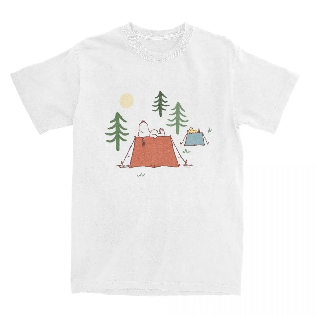 Рубашка с рисунком милой собаки Снупи Вудсток аниме аксессуары для мужчин и