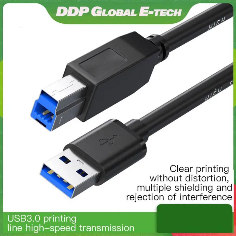 

High-definition Printing Usb Cable Bold Tinned Copper Wire Core Interface Type Usb Fast Charging Cable Pvc Material
