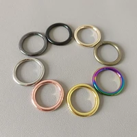 10pcs inner 25mm metal o ring wheel belt loop buckle for bag pet dog martingale collar accessory hardware garment harness clasp