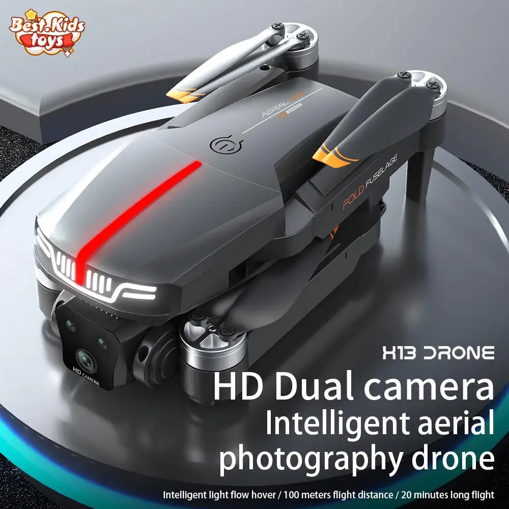 Квадрокоптер H13 Радиоуправляемый с широкоугольной камерой 4K HD и оптическим
