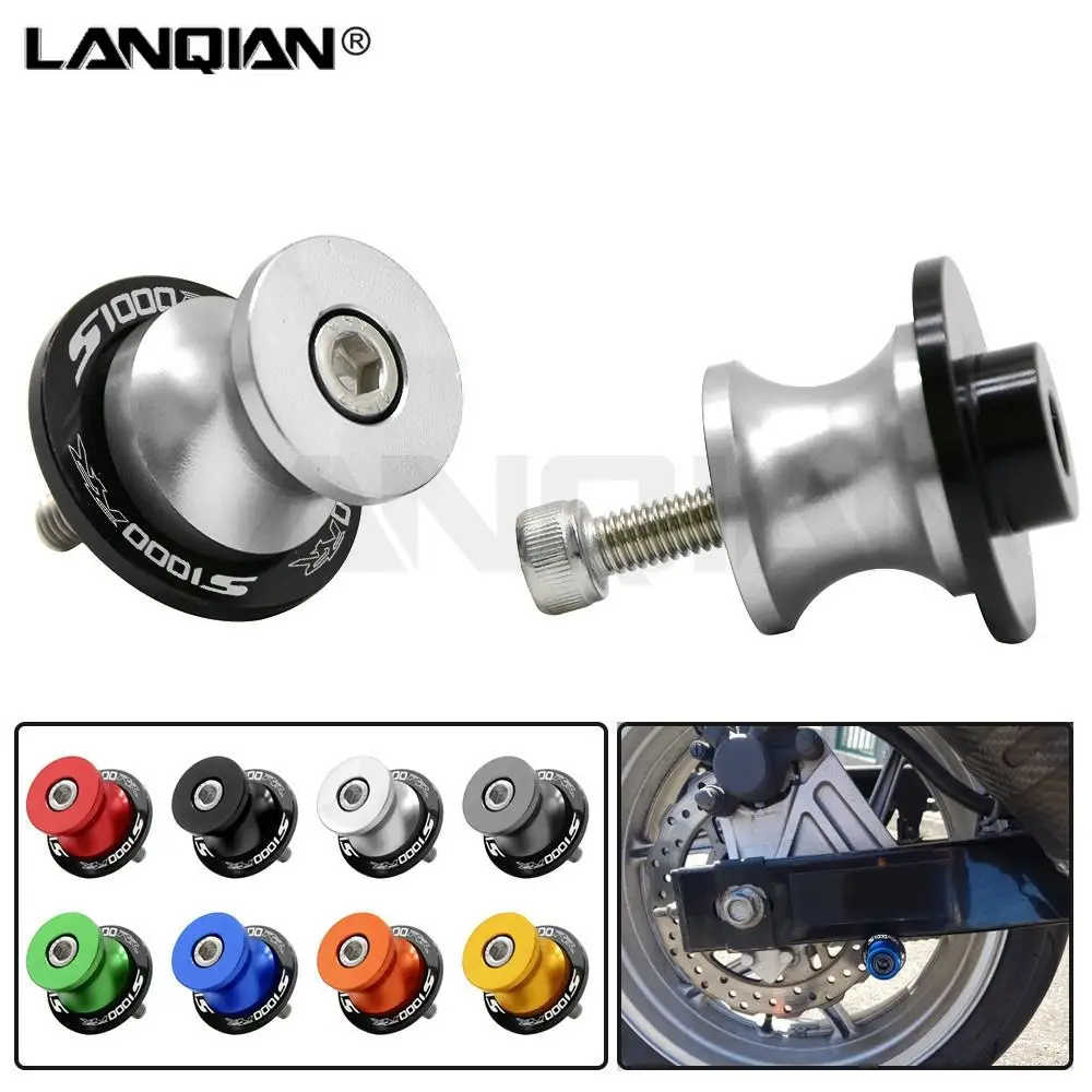 

For BMW S1000 R RR S1000RR 2009-2016 S1000R 2014 2015 2016 CNC Motorcycle Accessories Swingarm Spools slider with Laser LOGO
