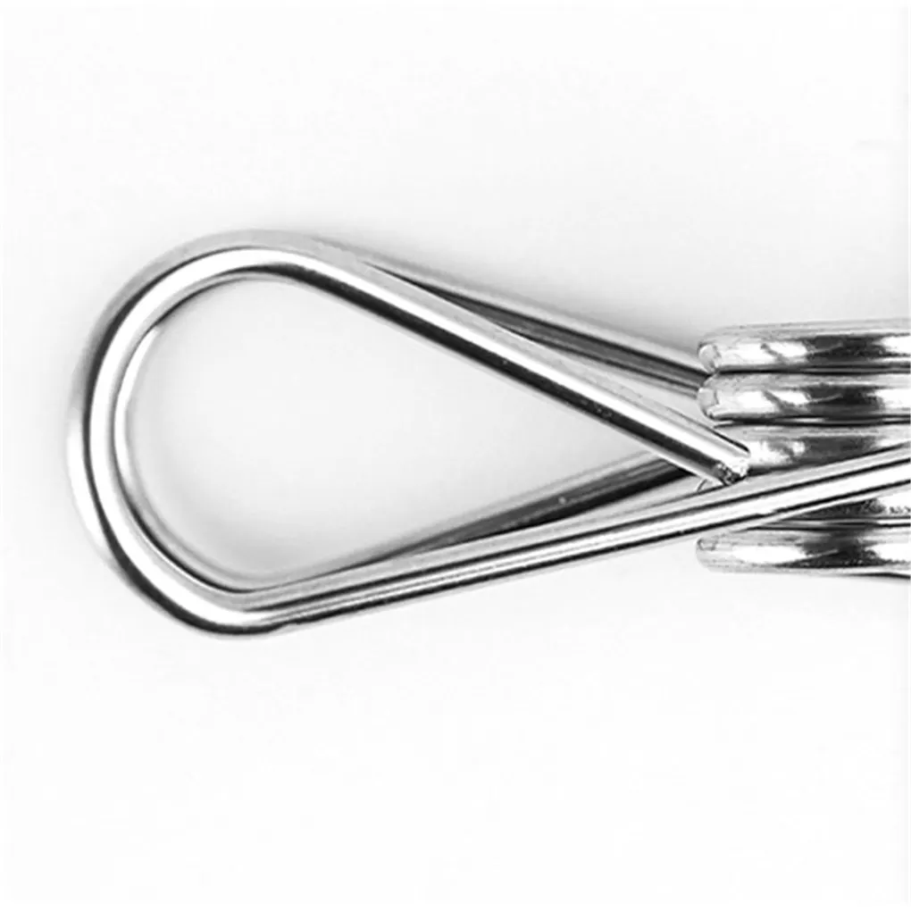 

100 шт из нержавеющей стали для одежды Peg эластичный зажим для белья дома многоцелевой инструмент для стёганого одеяла