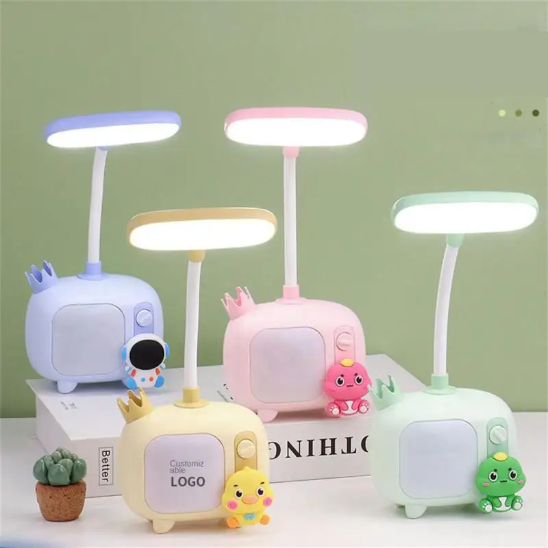 

Светодиодная настольная лампа, цветной маленький светильник для телевизора, милый мультяшный сон, энергосберегающий Домашний Светильник, настольная лампа для детей и студентов