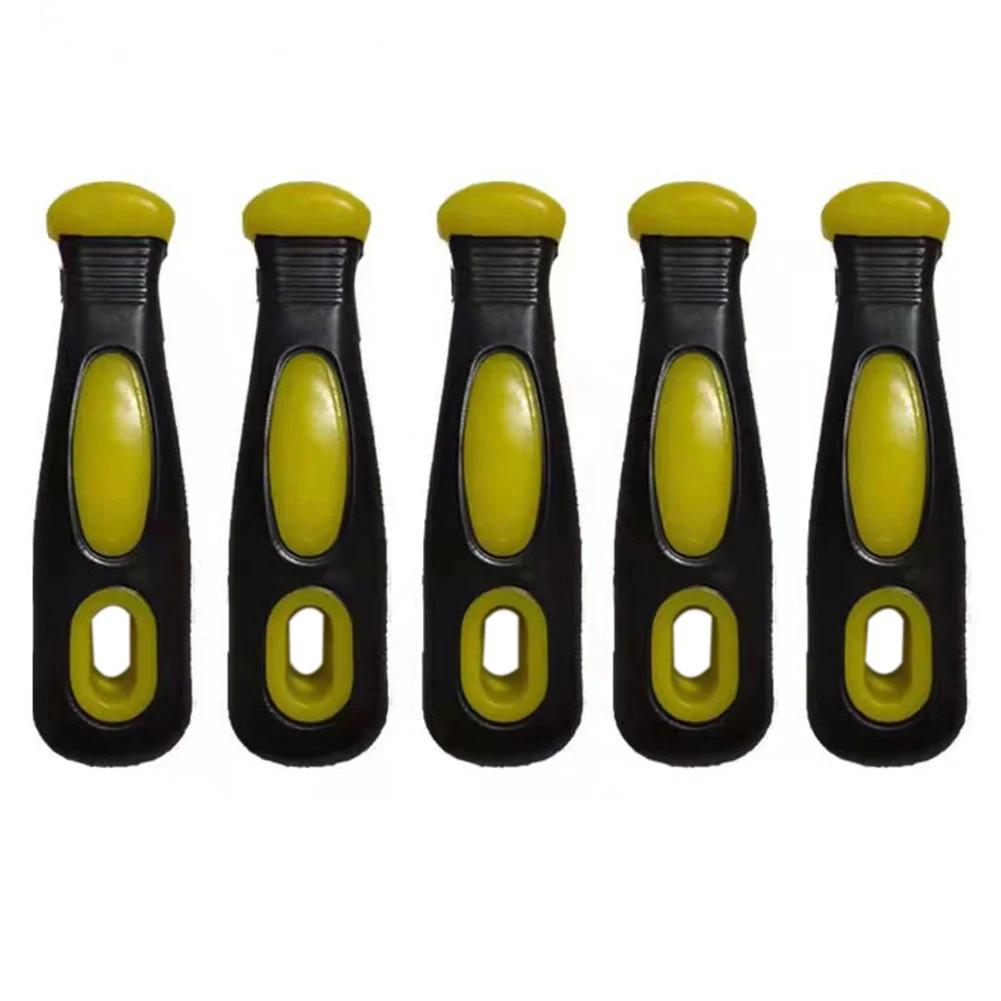 

5Pcs 4-1/3inch Plastic Files Handles Files Supplies Round/Rectangular Hole For 6Inch Metal File Wood Rasp Chainsaw File Mills