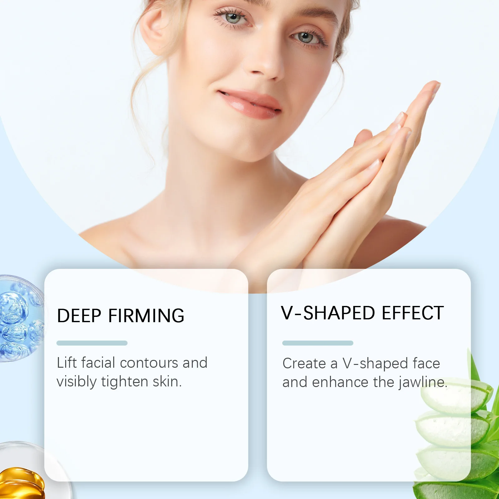Маска для лифтинга лица V-образной формы подтяжка шеи уменьшение двойного