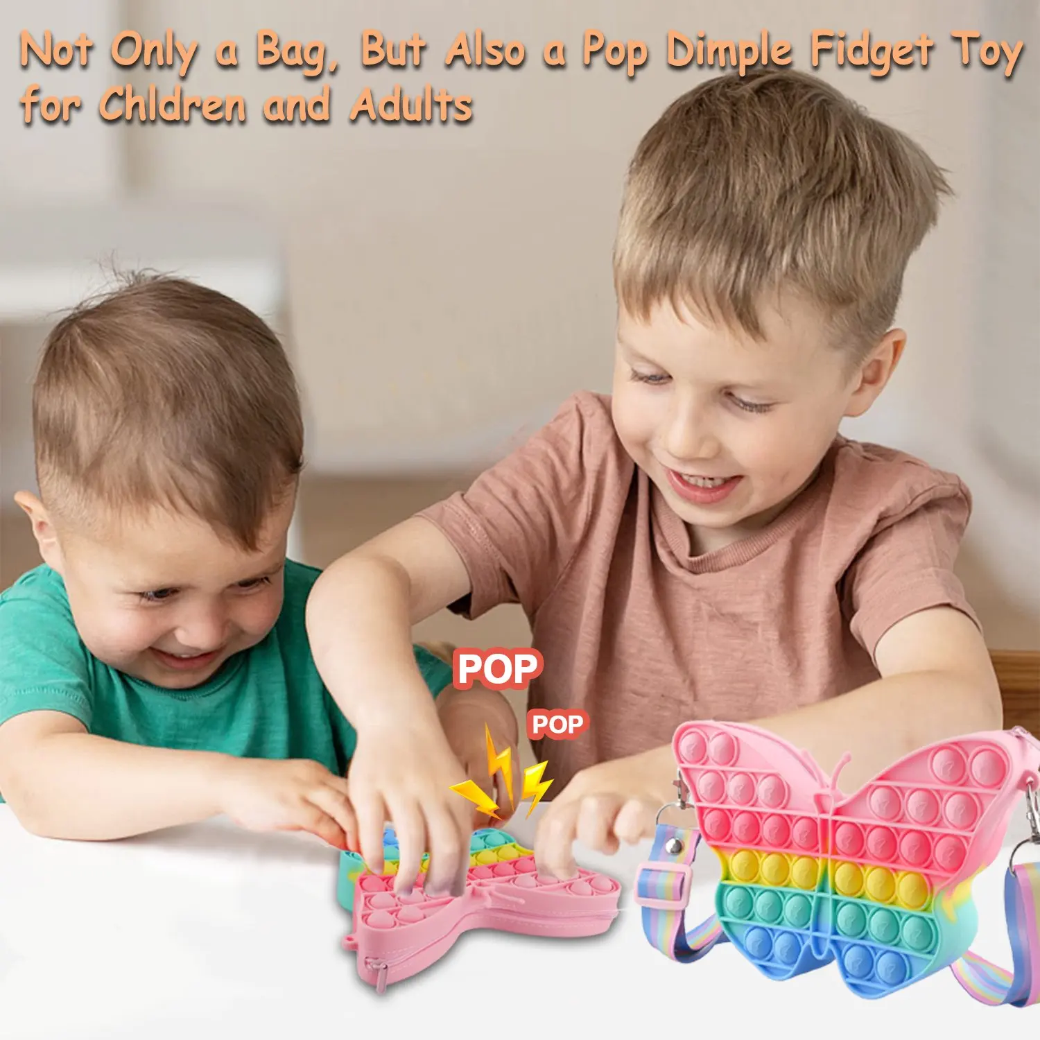 Игрушки-антистресс SYMOMOK поп на сумку простая сенсорная игрушка с затуханием