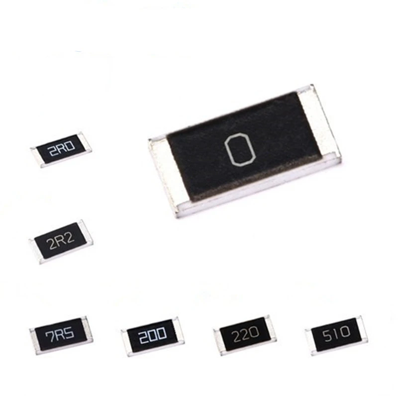 

100PCS SMD Chip Resistor 2512 1W 5% 820R 680R 620R 470R 200R 100R 47R 6R8 4R7 3R9 3R3 3R 2R2 2R 1R8 1R5 1R2 1R1 1R2 1R 0R