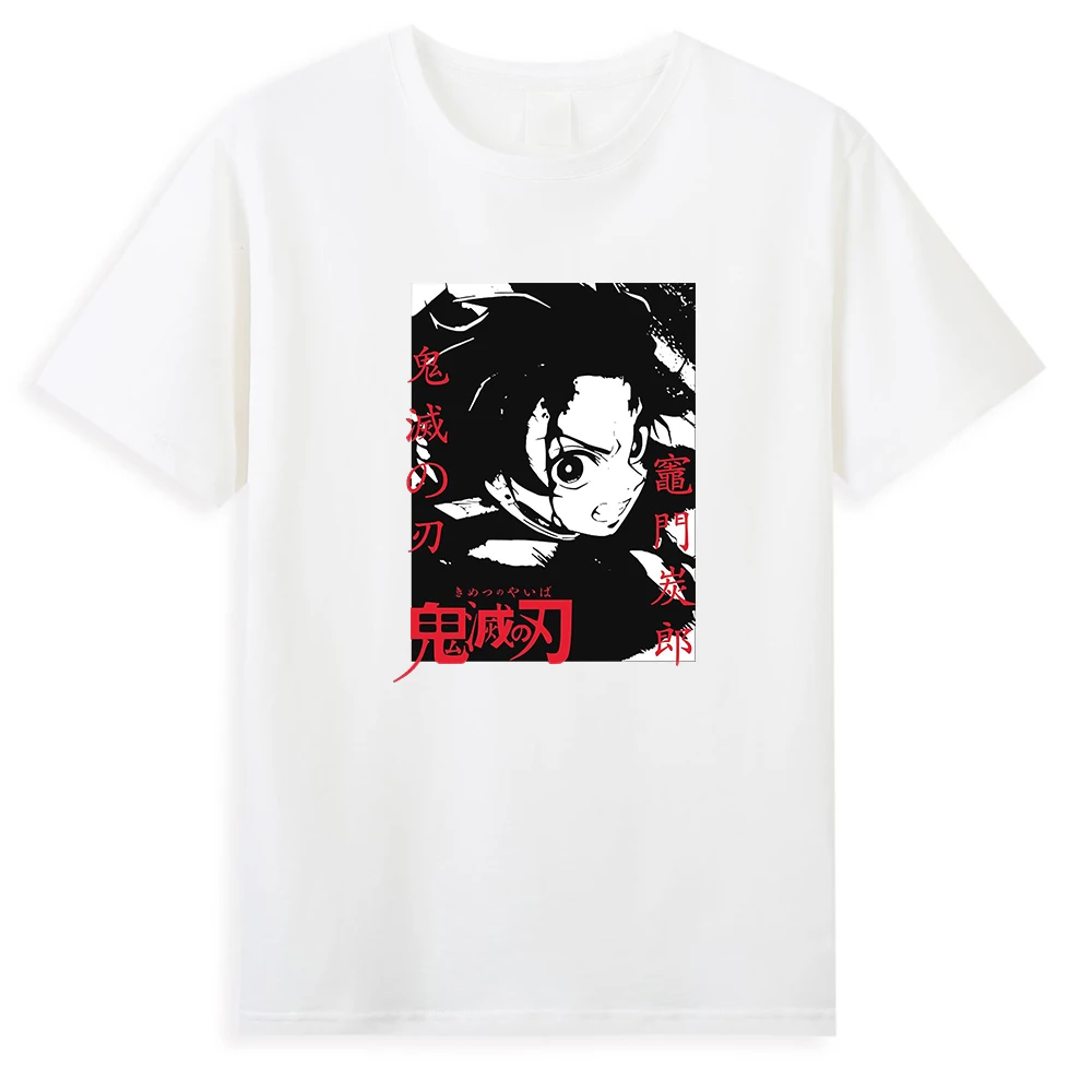 

Demon Slayer Manga Anime Tshirts Male Casual Loose T-Shirts Summer Korean Fashion Tops Clothing Manga Print Oversize Mens Tee