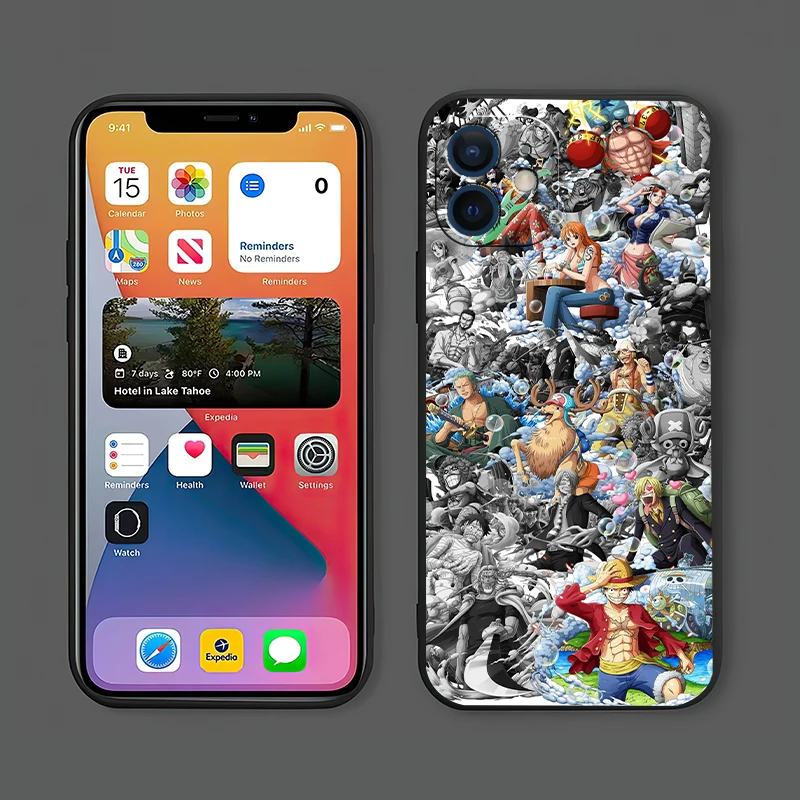 

Цельный чехол для телефона Apple iPhone 11 12 13 Pro 12 13 Mini X XR XS Max SE 5 6 6s 7 8 Plus, силиконовый чехол, мягкий чехол