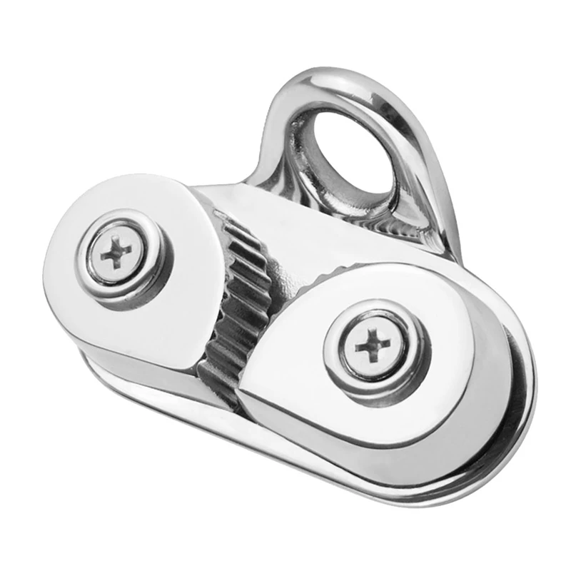 

Stainless Steel Pulley Rope Gripper Cam Cleat Boat Cam Cleats Fairlead Sailing Sailboat Canoe Dinghy