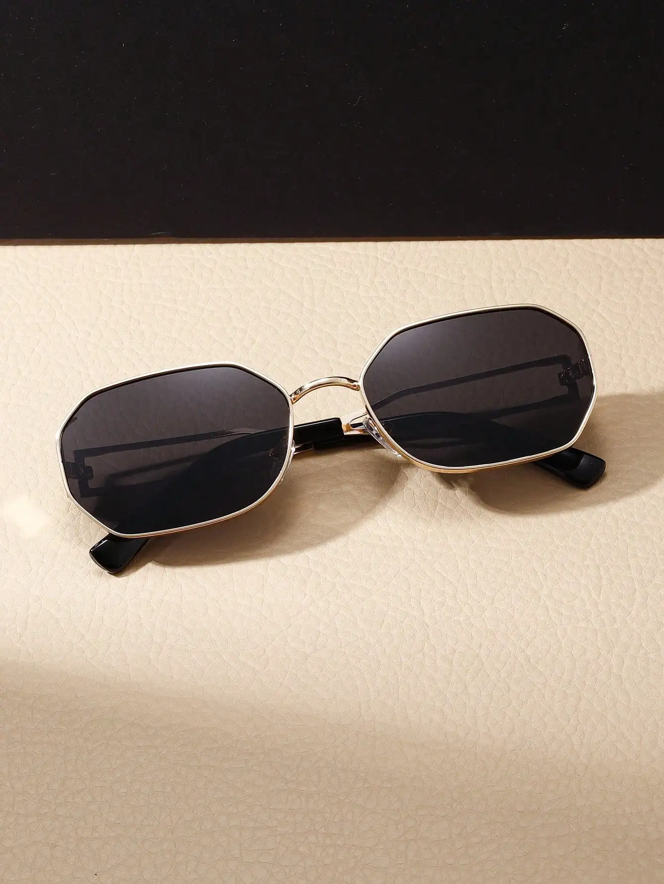 1 шт. Винтажные Солнцезащитные очки в металлической оправе