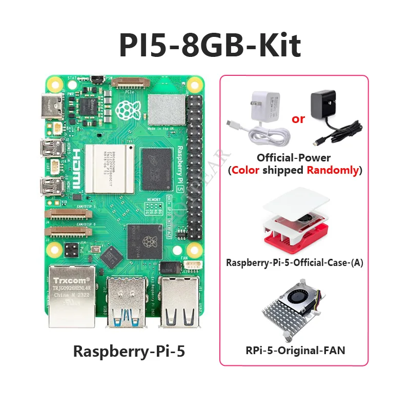 Raspberry Pi 5 2GB/4GB / 8GB RAM опция