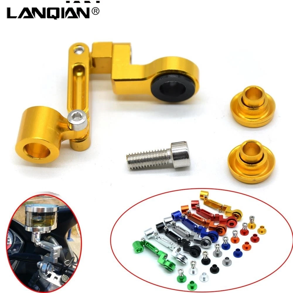 

Универсальный насос тормозной муфты с ЧПУ для мотоцикла, резервуар для жидкости, кронштейн для yamaha fz6 r6 fz1 r1 ybr 125 r25 xj6 xjr 1300 fz8 R3