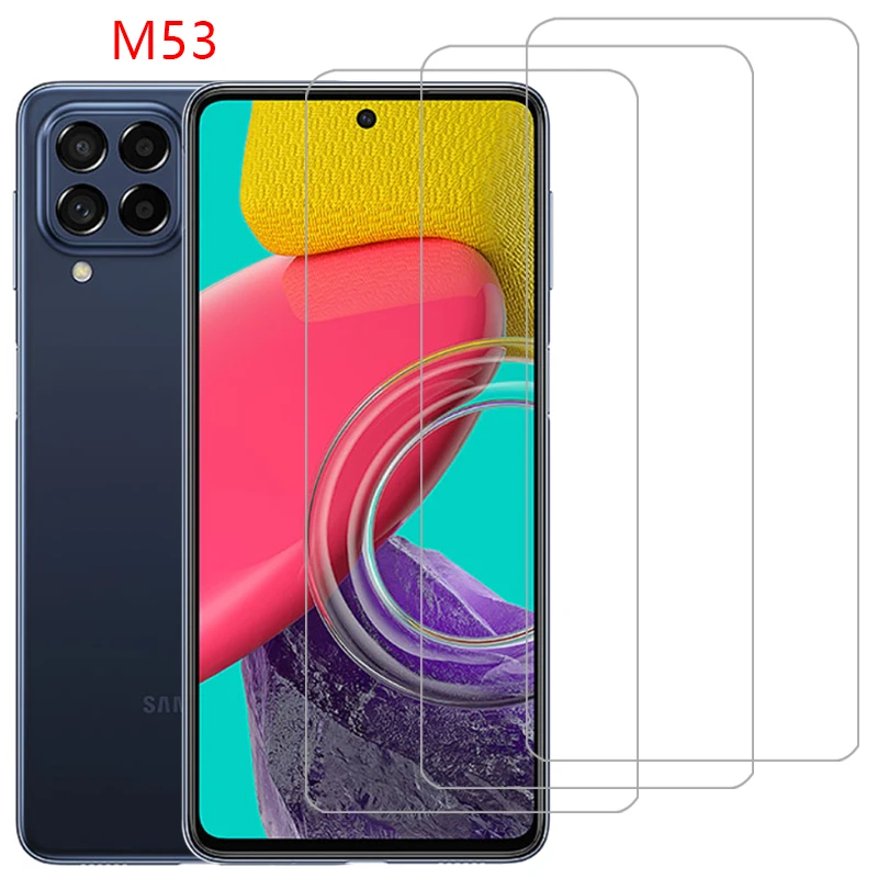 Чехол из закаленного стекла для телефона samsung galaxy m53 5g задняя крышка gm53 galaxym53 m 53 n53