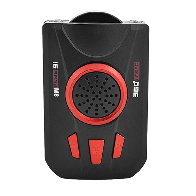 

M8 360 Degrees Full-Band Scanning Car Speed Testing System Radar Laser-Detector Support English & Russian Voice