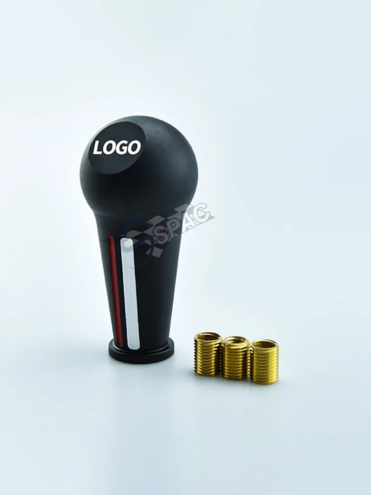 С логотипом автомобильный гоночный Стайлинг алюминиевая ручка переключения