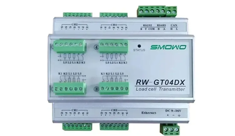 Фото Новый 4-канальный датчик нагрузки Smowo RW-GT04DX с цифровым выходом и входом сигнала mV для 2026 года №5