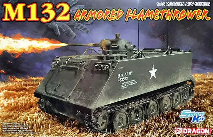 

Hobby Kit Dragon 3621 1/35 scale M132 Armored Flamethrower DIY toys