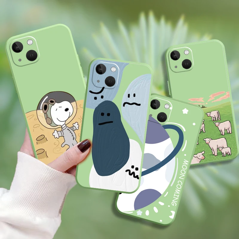 

Watercolor Paint Flower Leaf Phone Case iPhone Case For iPhone 12 13 11 Xr 12 7 ProMax Plus XR 8 Xs SE Mini Max 6 X 6s 2020