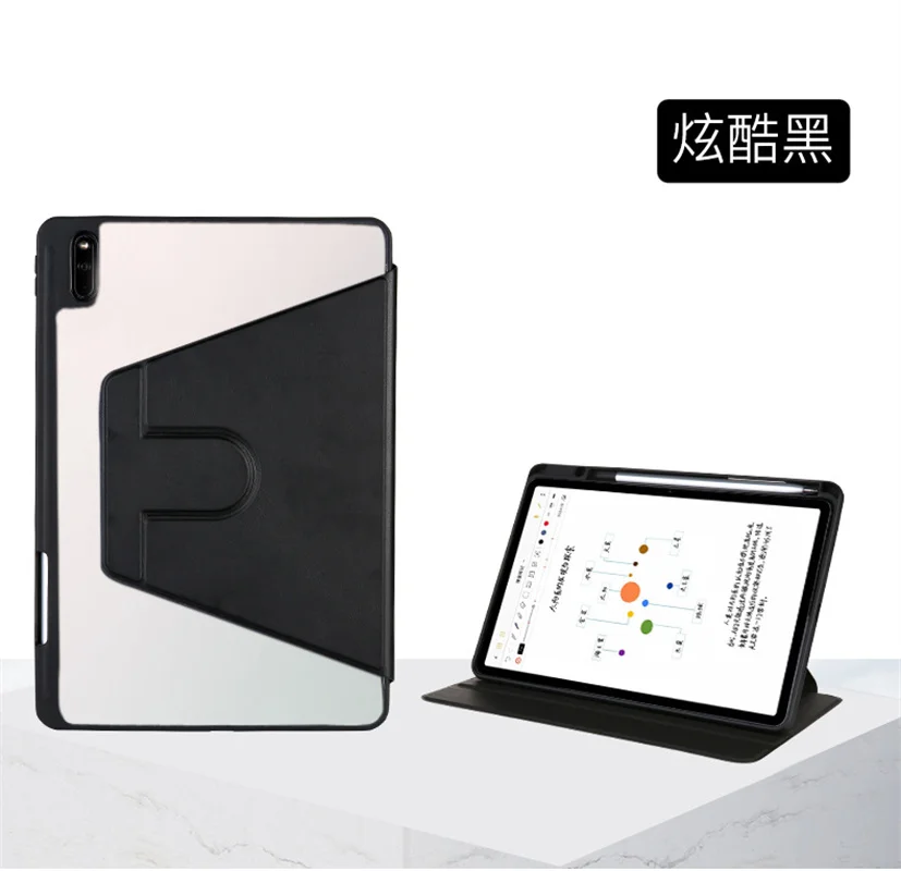 

360 Degree Rotation Protective Case For Huawei Mate Pad Matepad Pro 10.8 MRX-W09 MRX-AL09 Cover Smart Stand Shell with Pen Slot