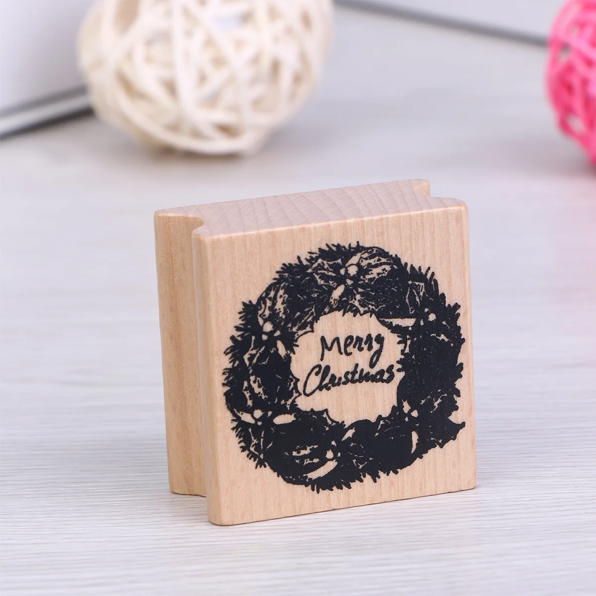 

Stamp Woodenstamps Stampersstamper Diy Favors Party Christmas Children Album Printing Photo Seal Kids Making Craft Paper