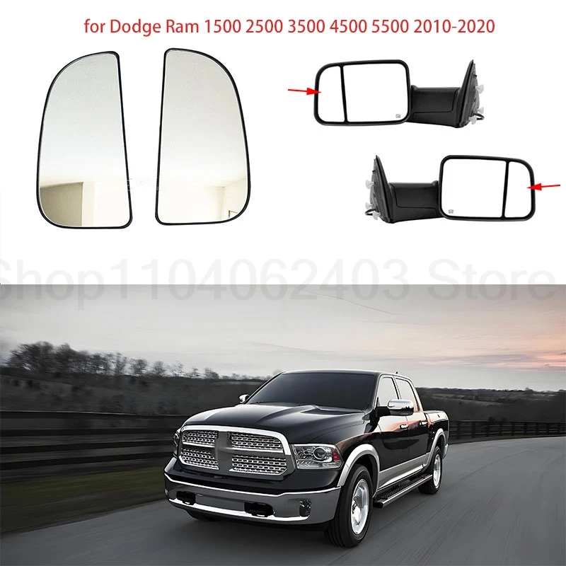 

Зеркало заднего вида для Dodge Ram, маленькое зеркало с линзой, зеркало, стекло, изогнутое зеркало 1500 2500 3500 4500 5500 2010-2020