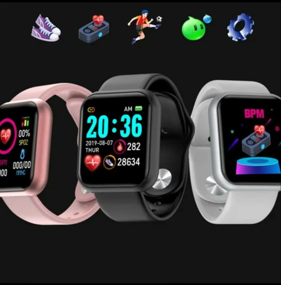 

Водонепроницаемый смарт-браслет с пульсометром, шагами и многими другими...