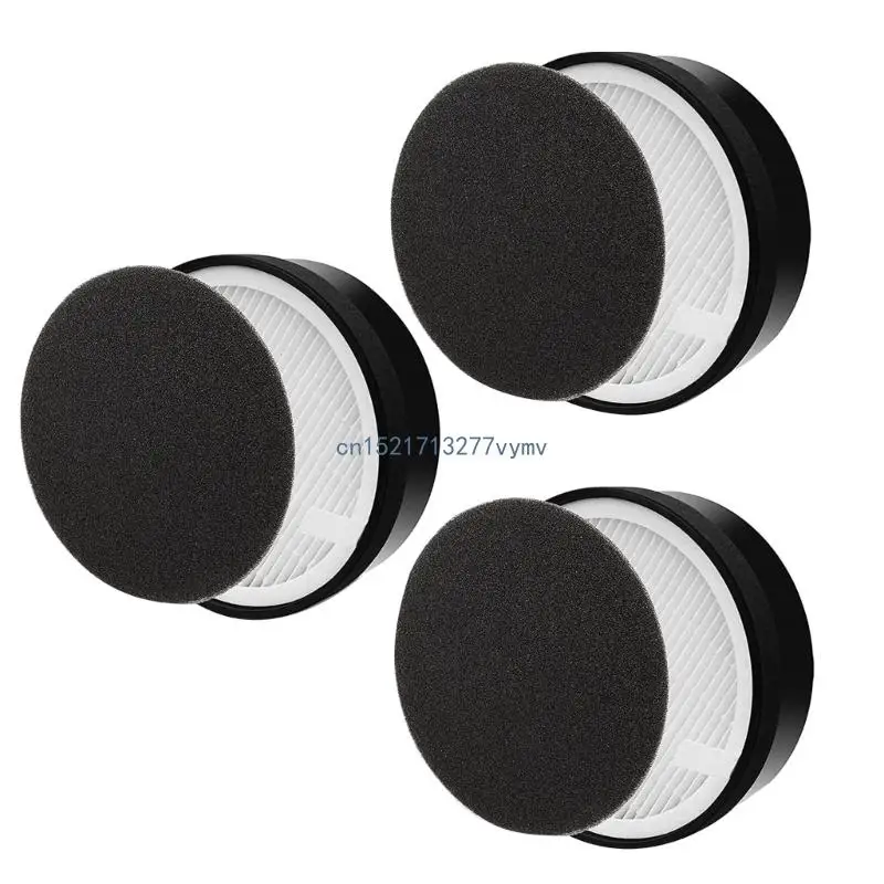 

3x Air Purifier Filter High Efficiency HEPA Activated Carbon Filter Replacement Compatible for levoit LV-H132 LV-H132-RF