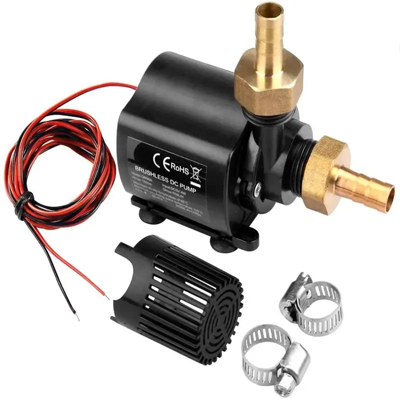 

800L/H 5m DC12V Brushless Water Pump Mini Water-cooling Circulating Pump Fountain Water Pump Aquariums Computer Cooling Systems