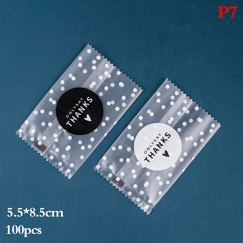 100 шт. пластиковые пакеты для упаковки тортов |