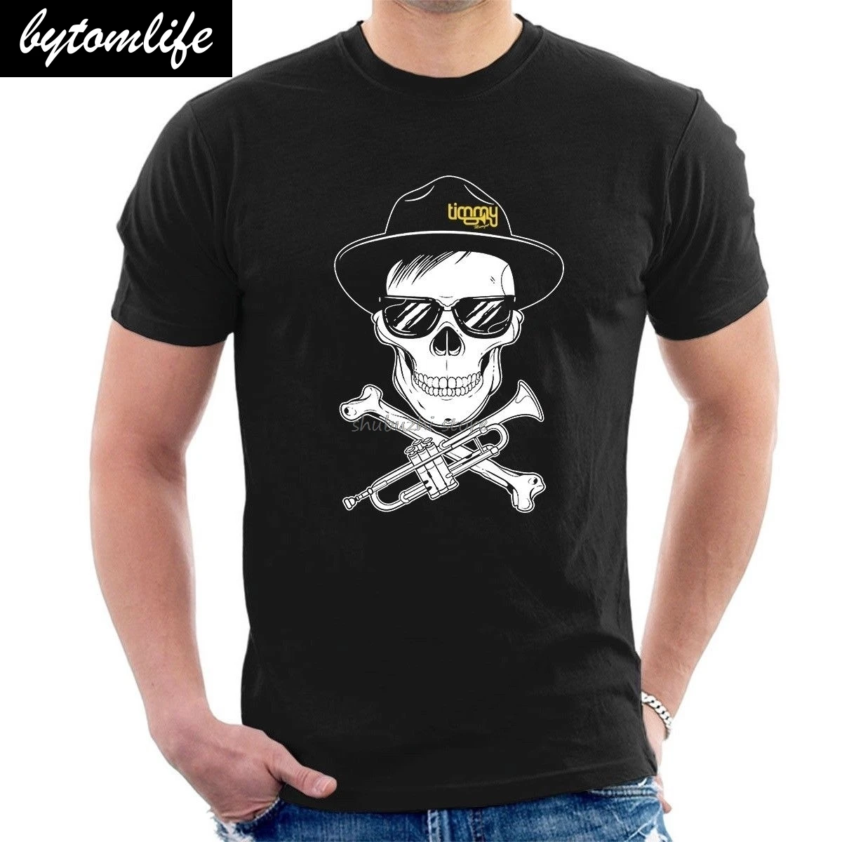 

TIMMY TRUMPET PIRATE SKULL T-SHIRT DJ Festival Music Unisex & Women size A54 Harajuku Tops Classic Unique t-Shirt gift sbz1469