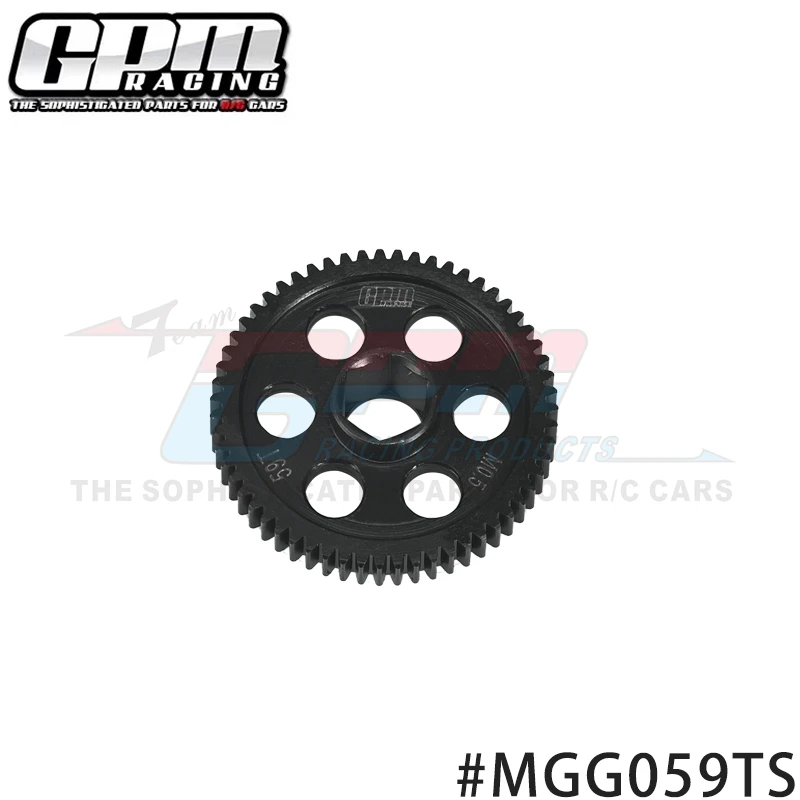 GPM Med CS Spur Gear 0.5 Mod 59T для ARRMA 1/18 Granite Typhon Mojave Grom