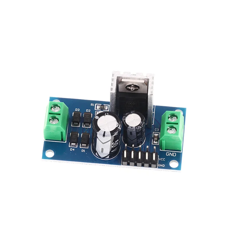 LM7805 LM7806 LM7809 LM7812 модуль источника питания постоянного/переменного тока с тремя клеммами регулятора напряжения 5 в 6 в 9 в 12 В выход макс. 1,2 А
