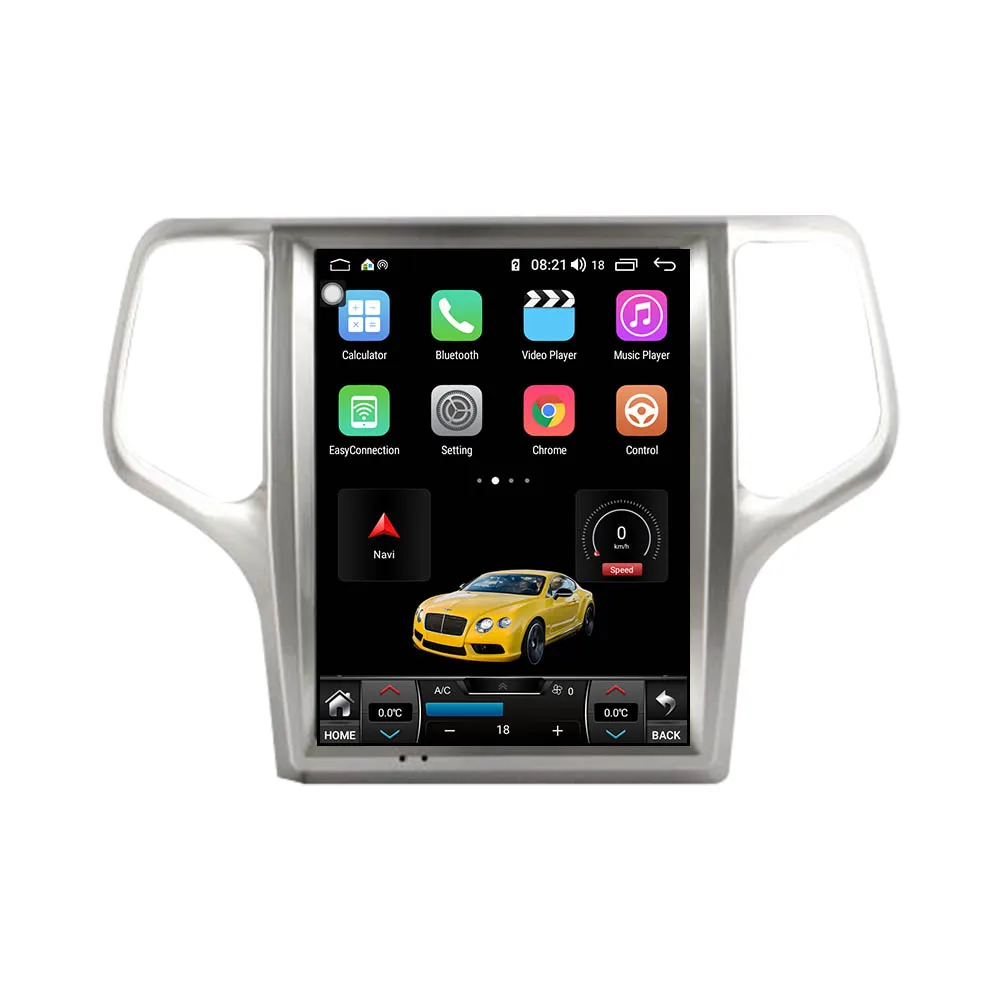 Стиль Android 13.0 Автомобильный мультимедийный плеер GPS-навигация для Jeep Grand Cherokee 2008 2009-2015 Золотой стерео головное устройство Carplay Px6 (art.: 3920d217c07fb) - 3920d217c07fb