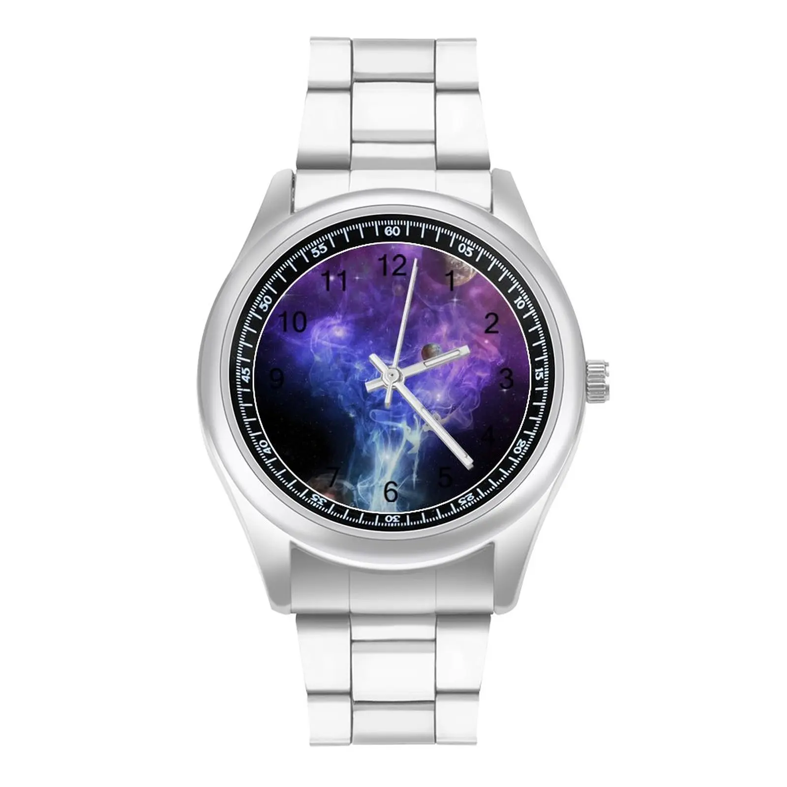 

Elon Musk Smoking Outerspace Quartz Watch Car Promotion Simple Wrist Watch Steel Female Gym Design Wristwatch